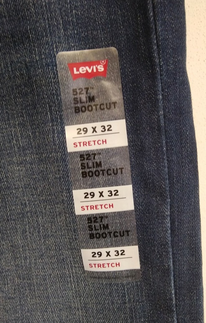 Levis 527 Slim Bootcut 29x32 Mens Jeans 